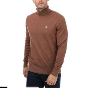NWT Ted Baker Sz 7/3XL Beckton LS Core Roll Neck Sweater Fitted Lightweight Wool
